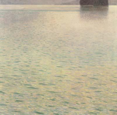 Gustav Klimt Island in Lake Atter (mk20)